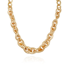 Goldtone Chunky Link Chain Necklace