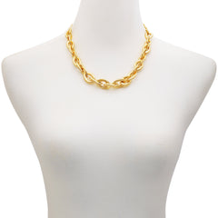 Goldtone Chunky Link Chain Necklace