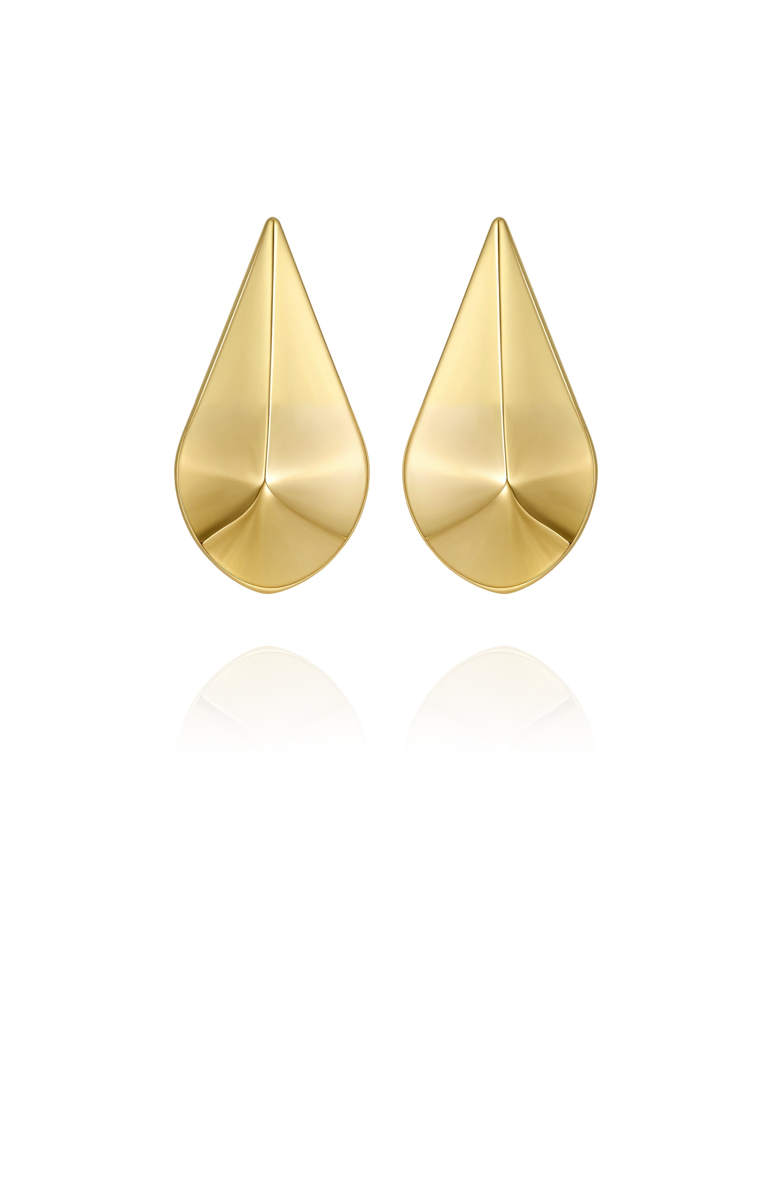 Chic Sculptural Dome Drop Earrings