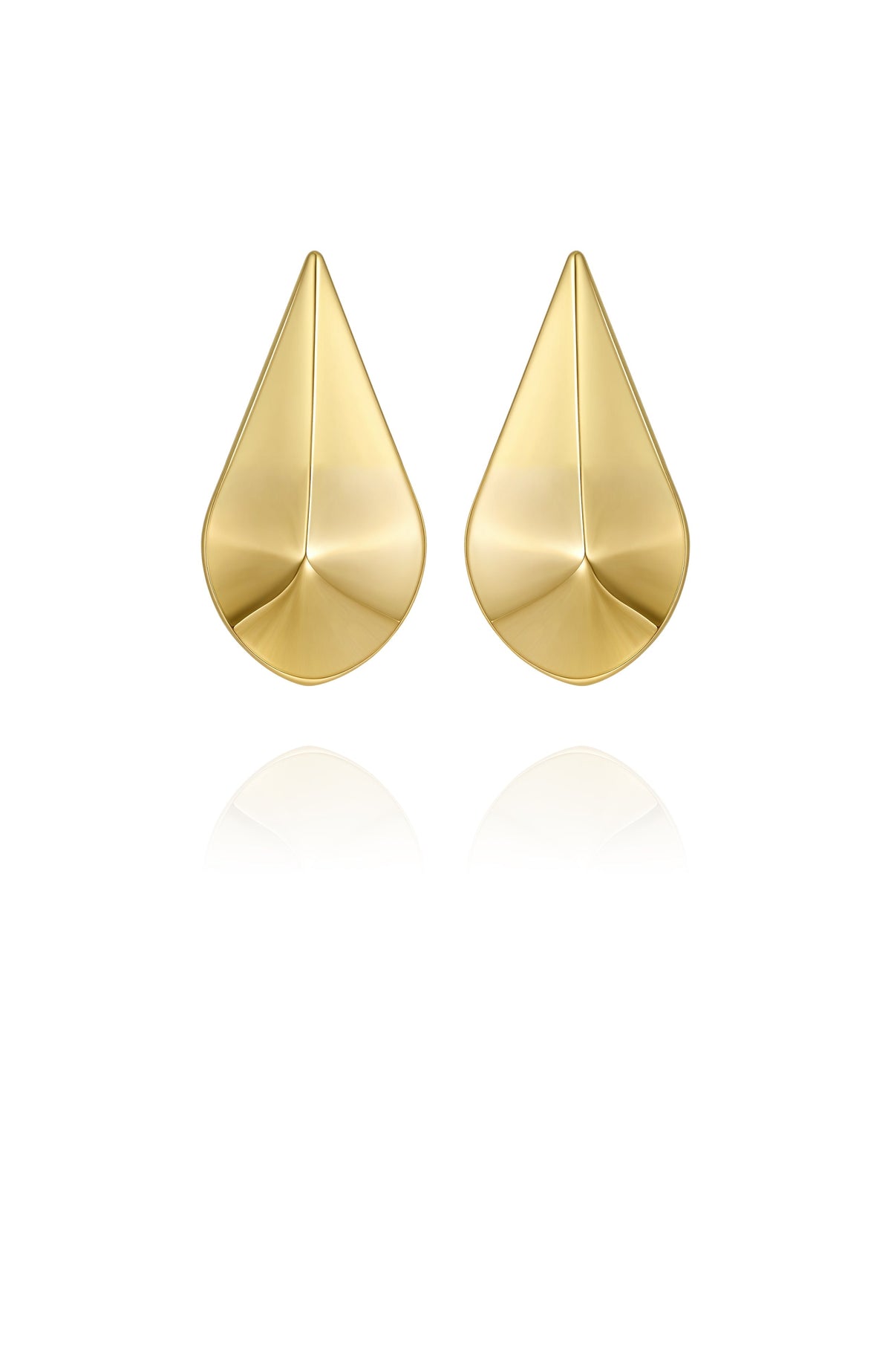 Chic Sculptural Dome Drop Earrings