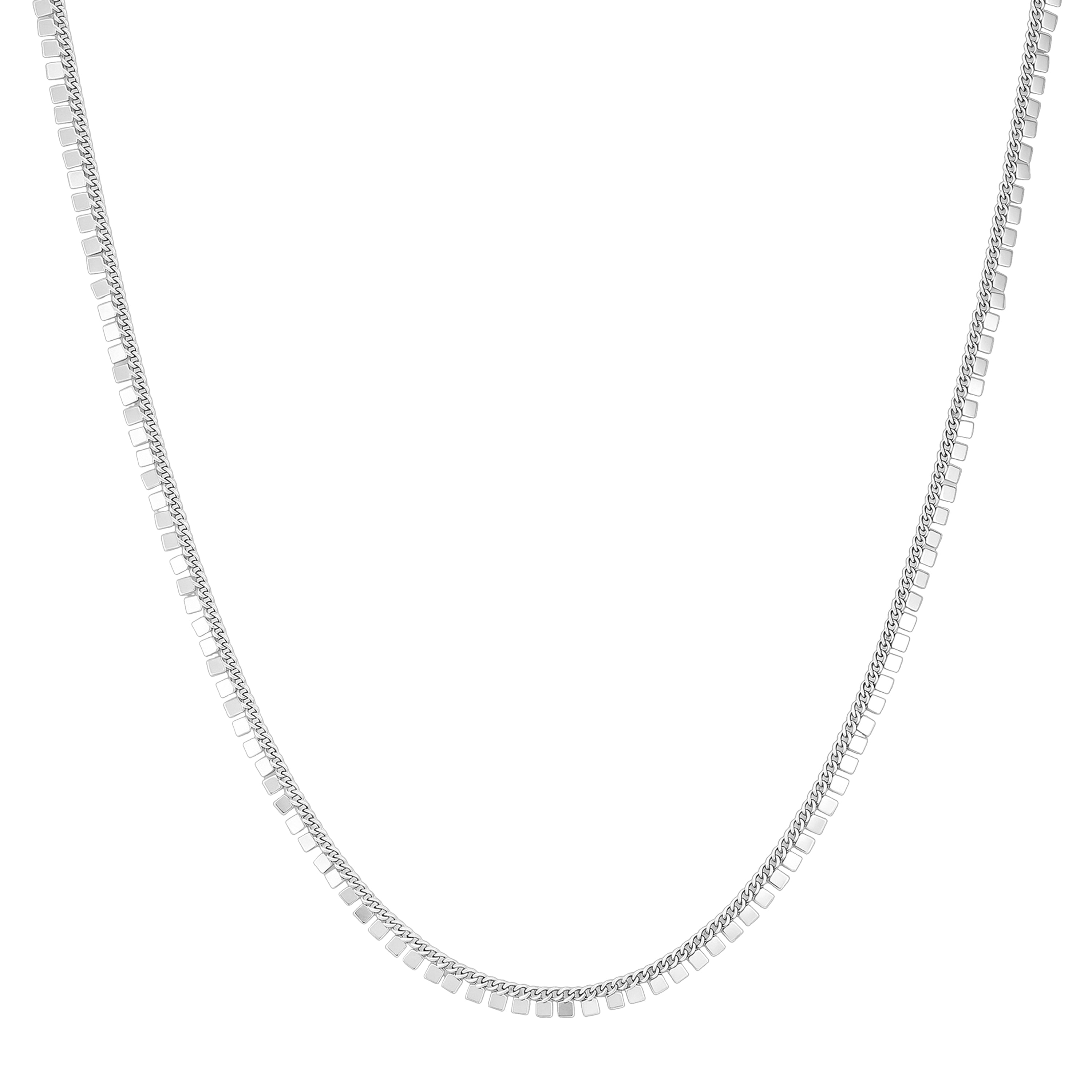 Geometric Chain Necklace