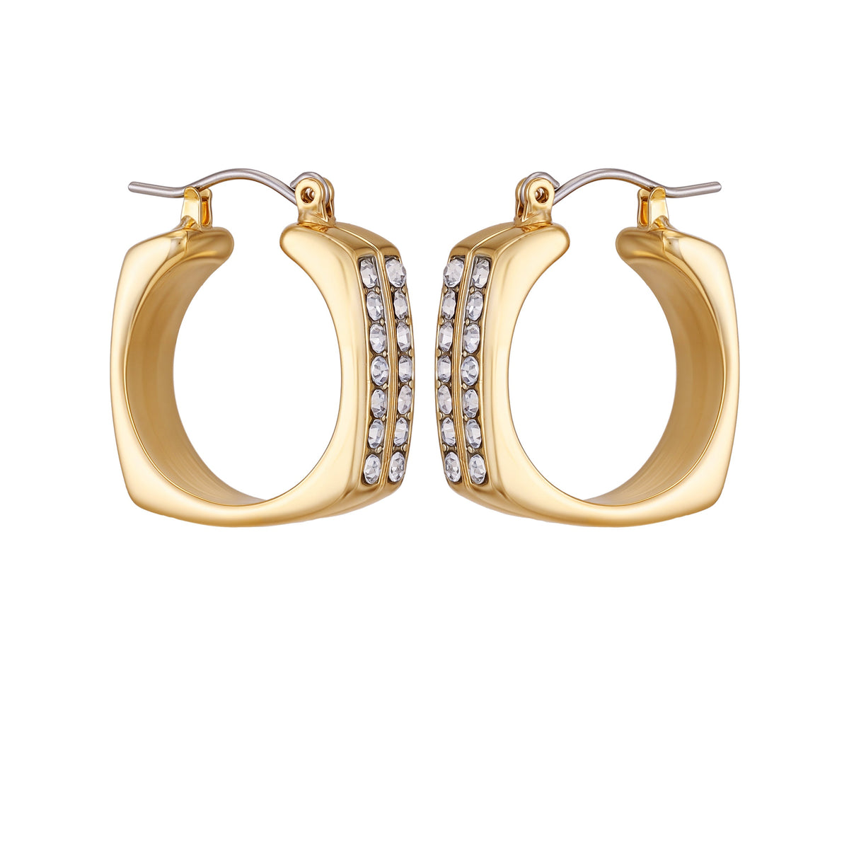 Small Square Hoop Earrings