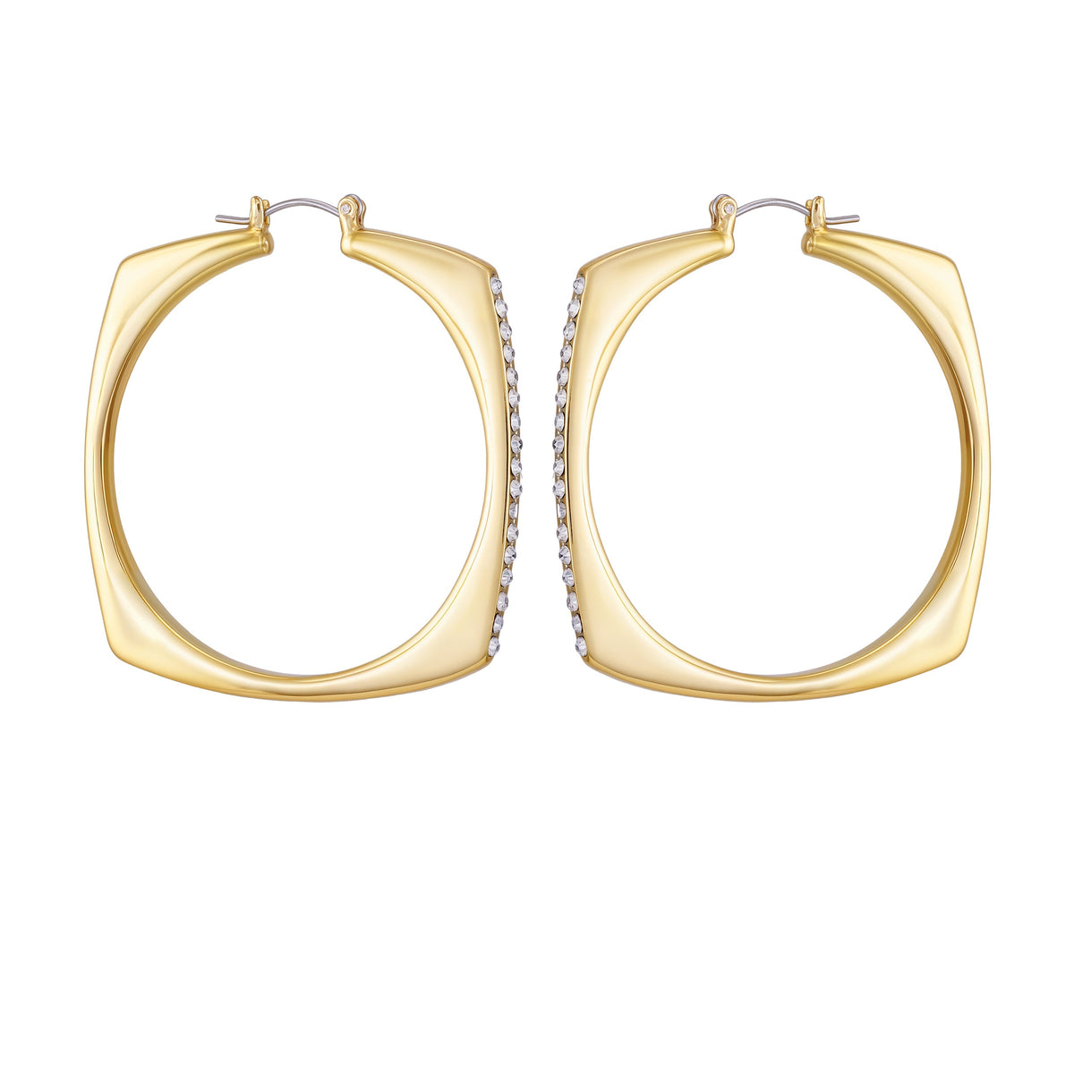 Large Square Hoop Earrings