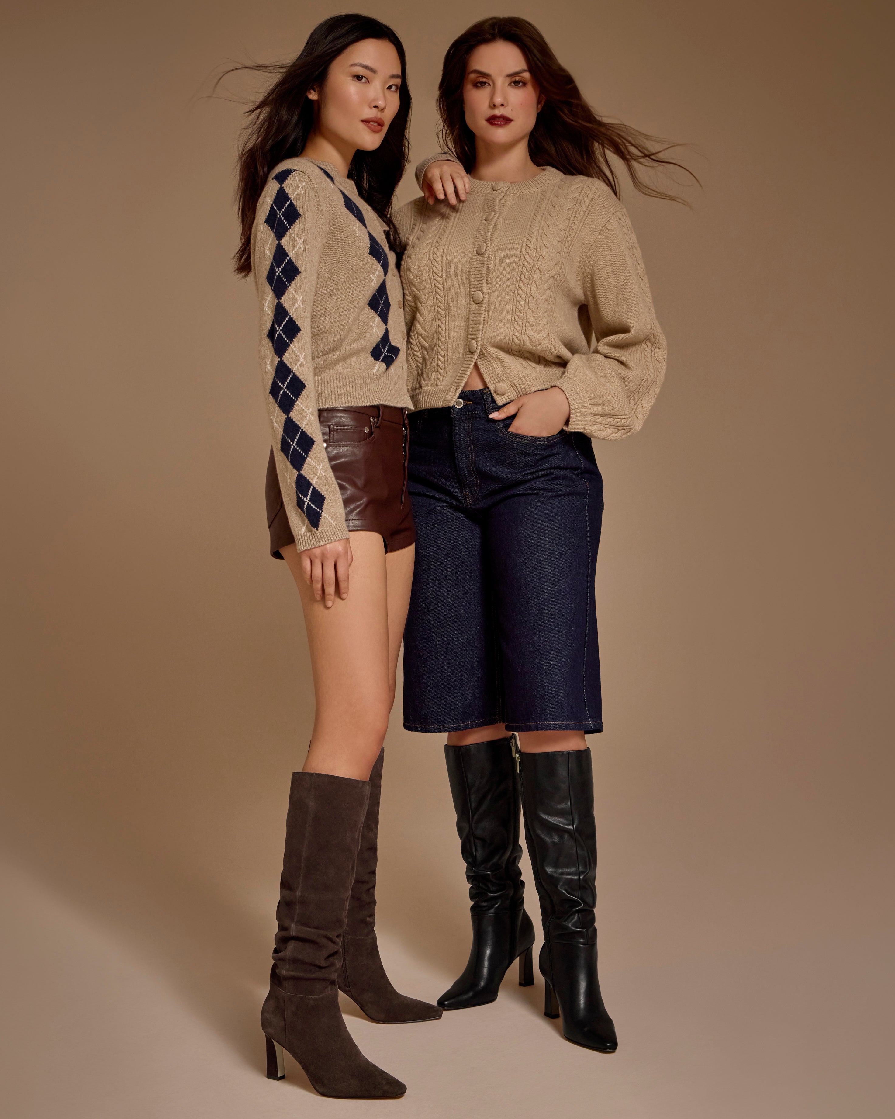Genisa Wide Calf Slouchy Knee High Boot